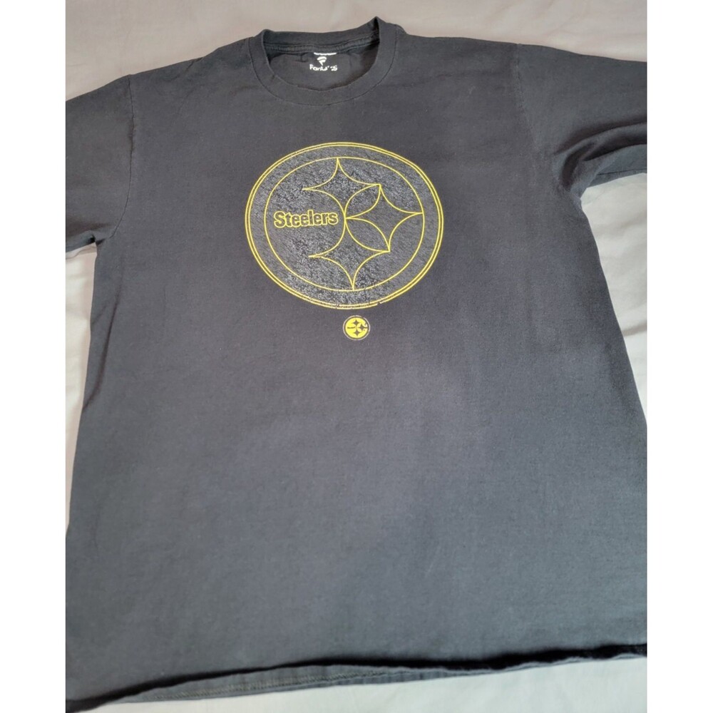 NFL Pittsburgh Steelers Logo T-Shirt Black Fanatics Adult